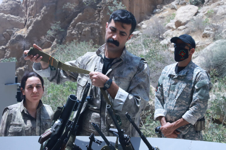 A fighter with the Kurdistan Workers