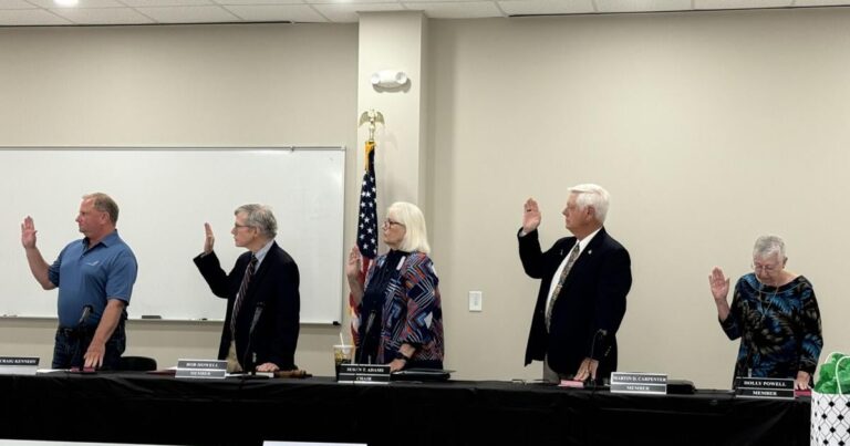Board of Elections Members Sworn In