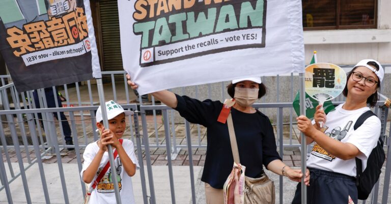 Explainer: Taiwan's recall elections and how the process could play out