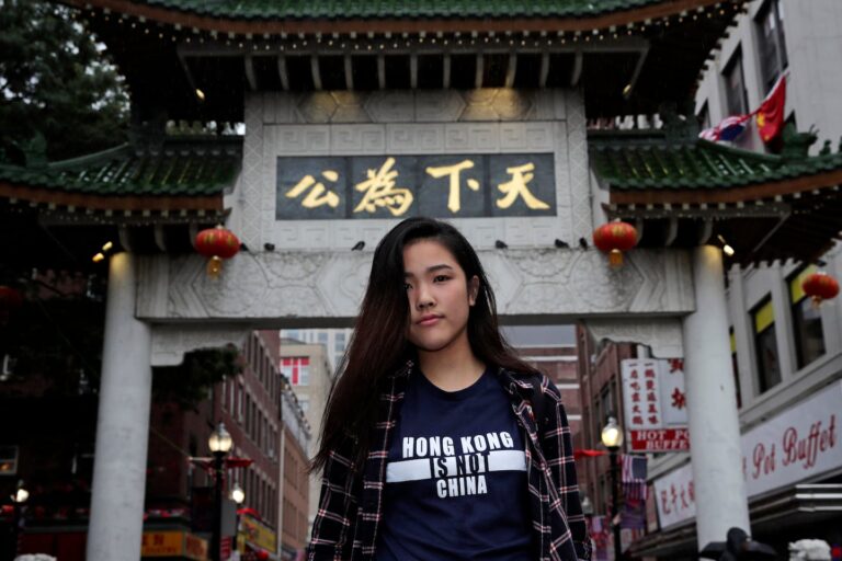 Frances Hui in the Chinatown neighborhood of Boston, on Oct. 2, 2019.