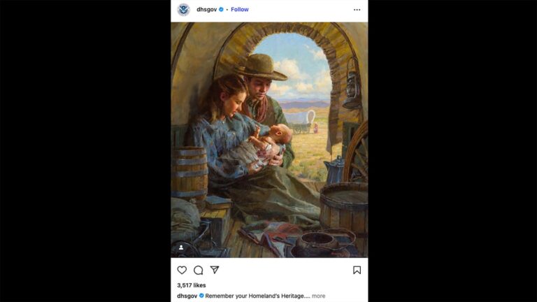 This image was posted July 14 across the social media accounts of the Department of Homeland Security.