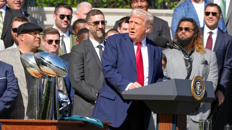 Trump mixes sports and politics with Commanders name fight