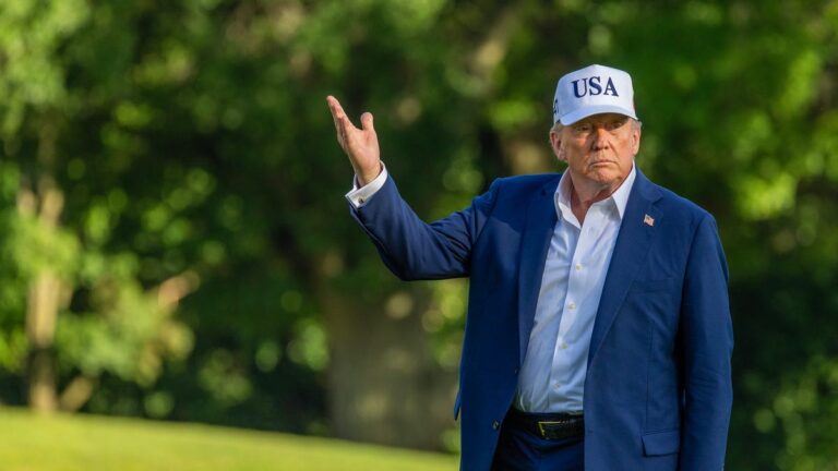 Trump polling numbers drop in new survey